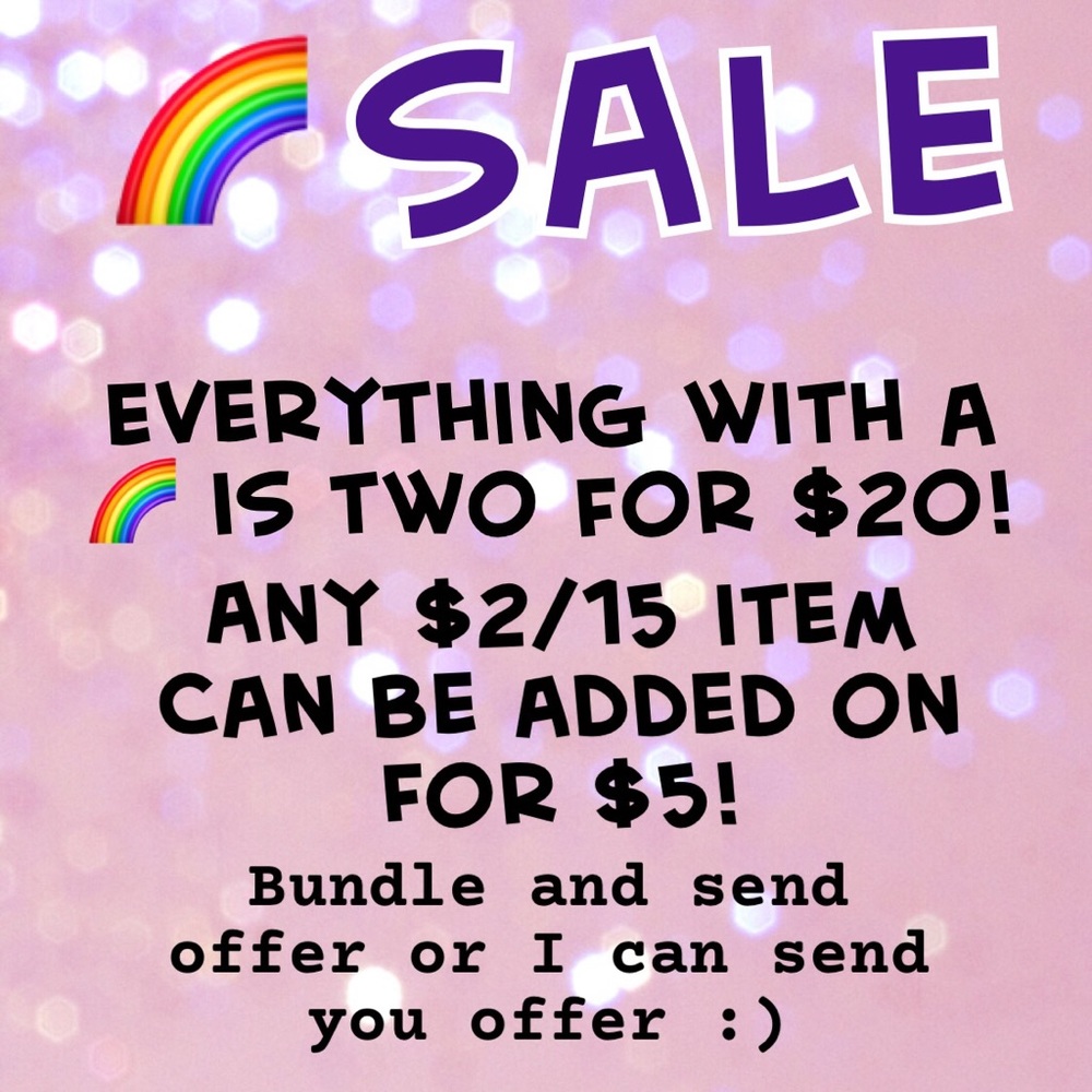 RAINBOW 🌈 SALE (please read)